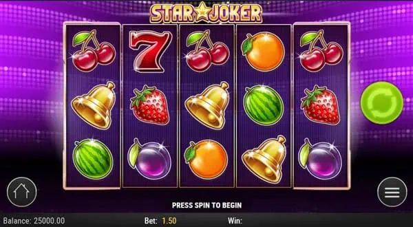 แนะนำเกมสล็อตความผันผวนต่ำ Star Joker